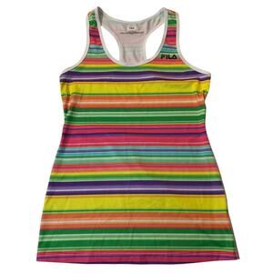 Fila Sport Rainbow Racerback Athletic Top Size Medium